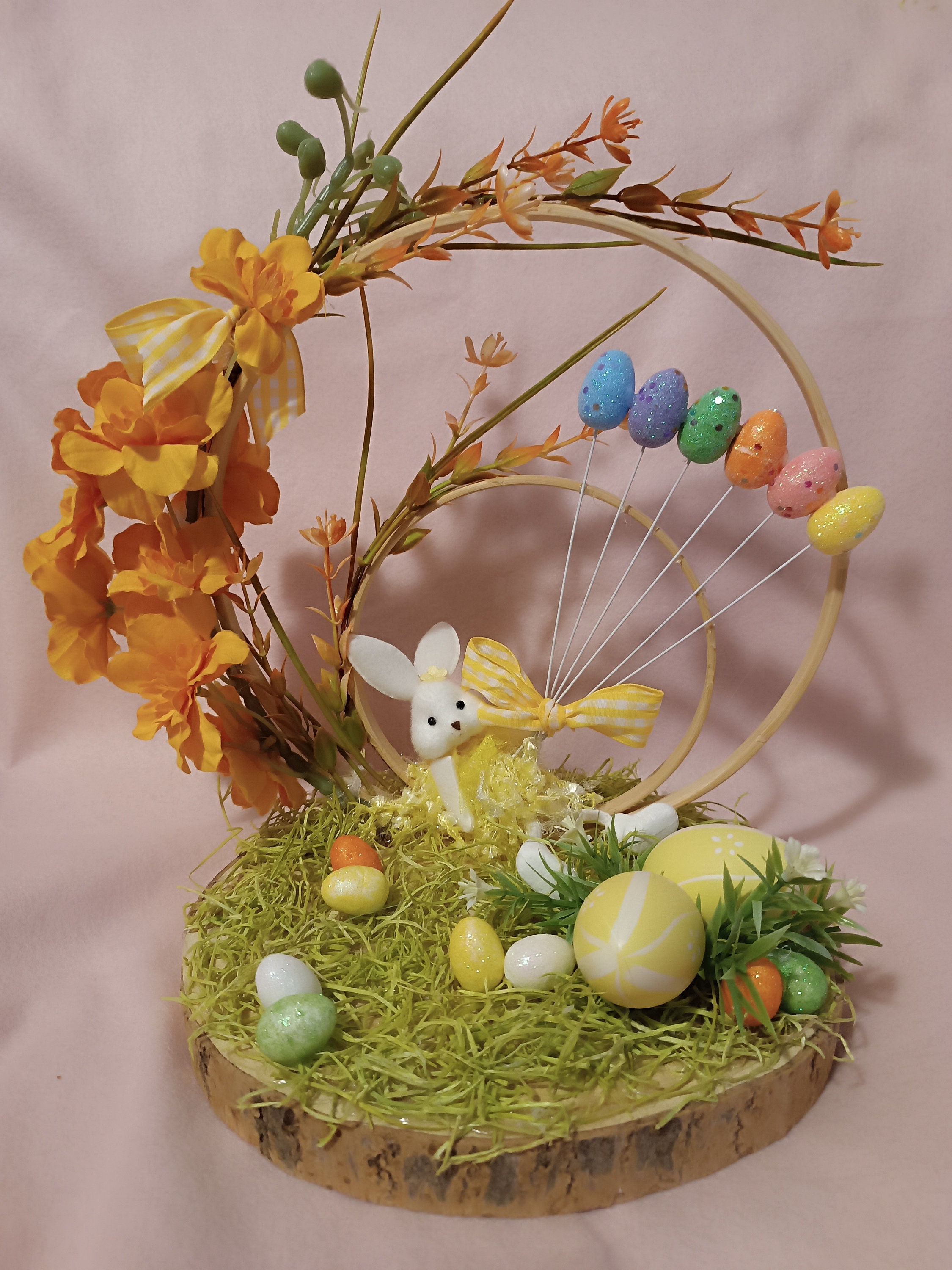 Alberello Pasquale Decorativo - 45 Cm, Con Uova E Luci LED - Foto 12
