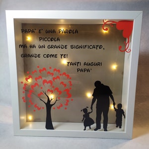 Quadretto/cornice personalizzato festa del papà