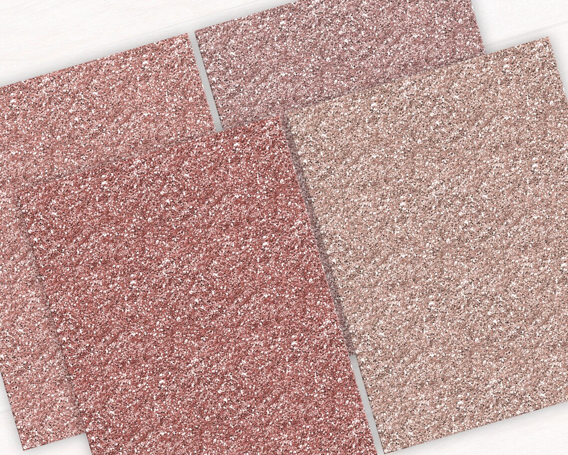 DIY Planner Printable Divider Rose Gold Glitter Letter Size Etsy UK