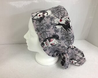 ear saver-cotton scrub hat Basic Gray 