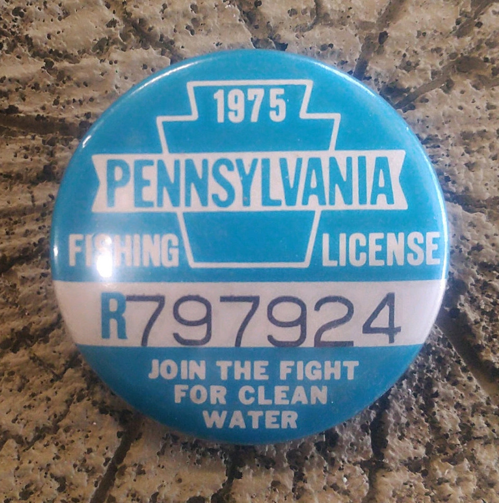 1975 Pennsylvania Fishing License Etsy