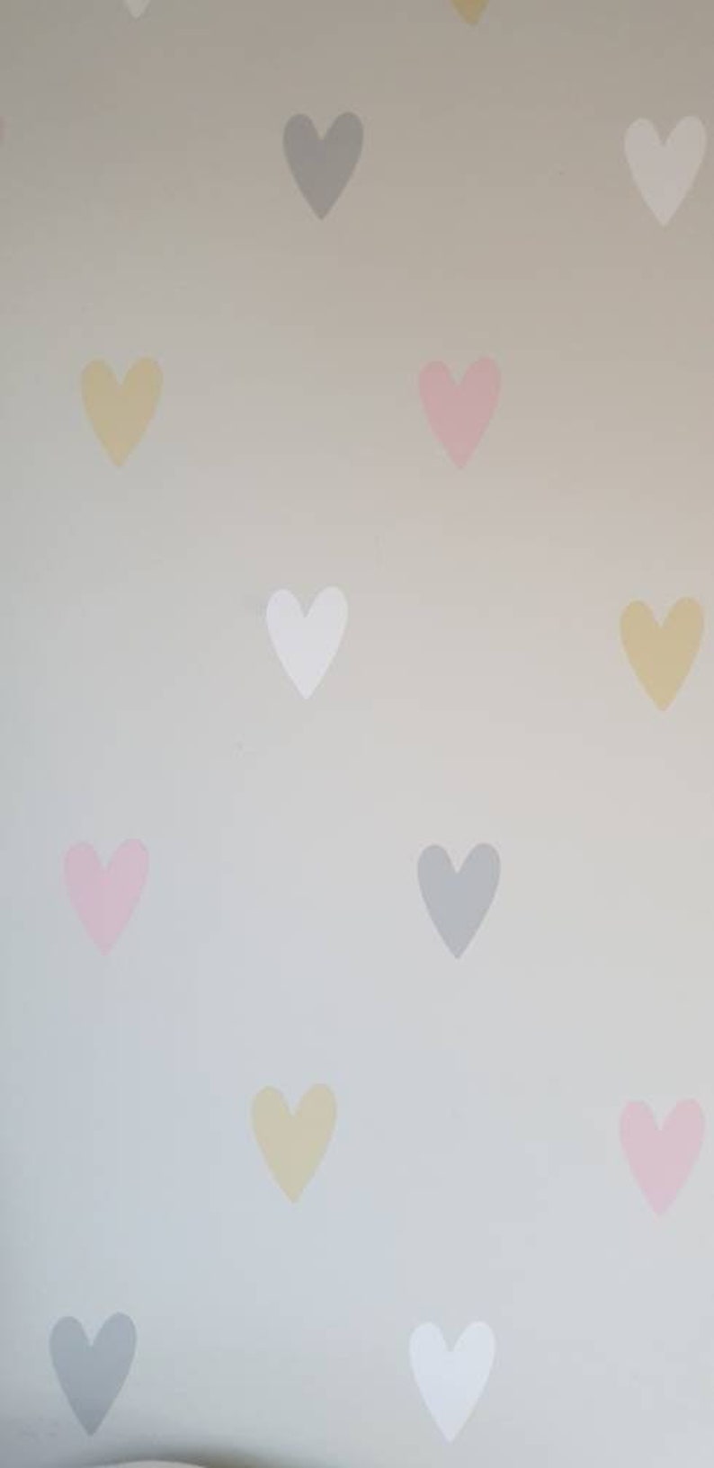 PASTEL HEART Wall Stickersremovable Peel and Stick Multi Etsy UK
