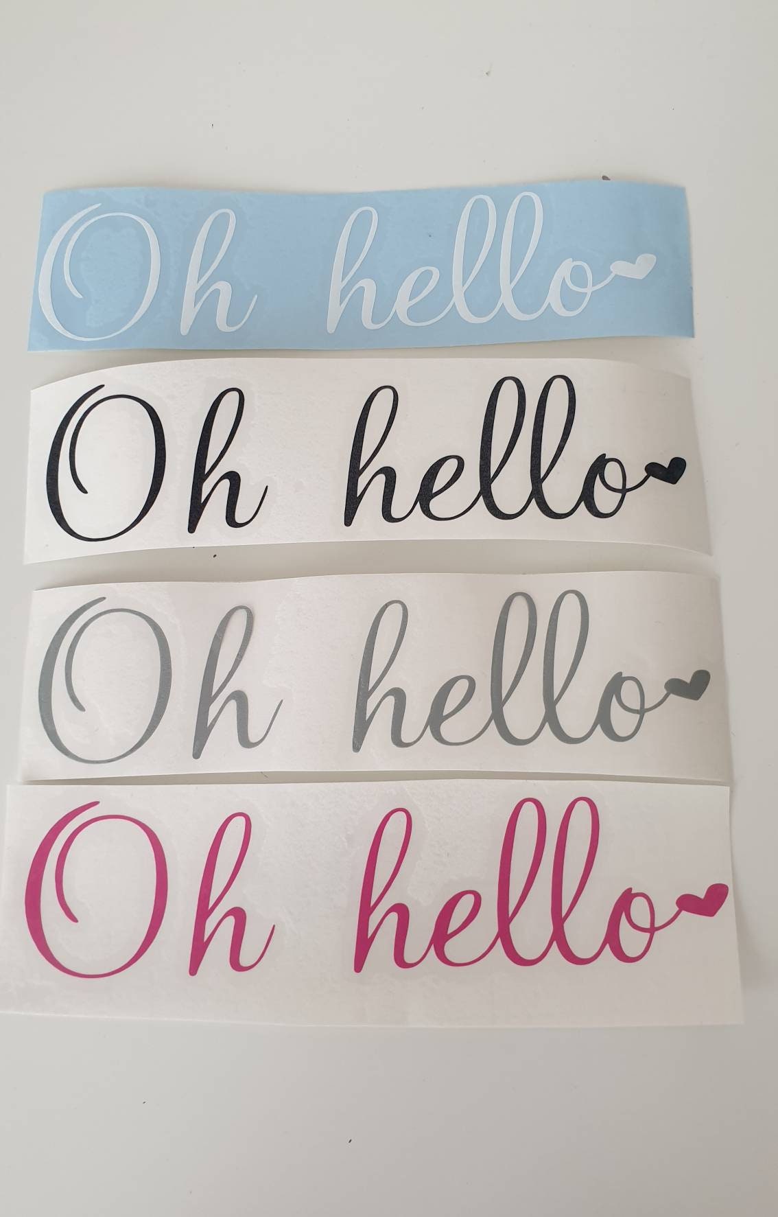 OH HELLO Decal Sticker Front Door Letterbox Entrance Hallway - Etsy UK
