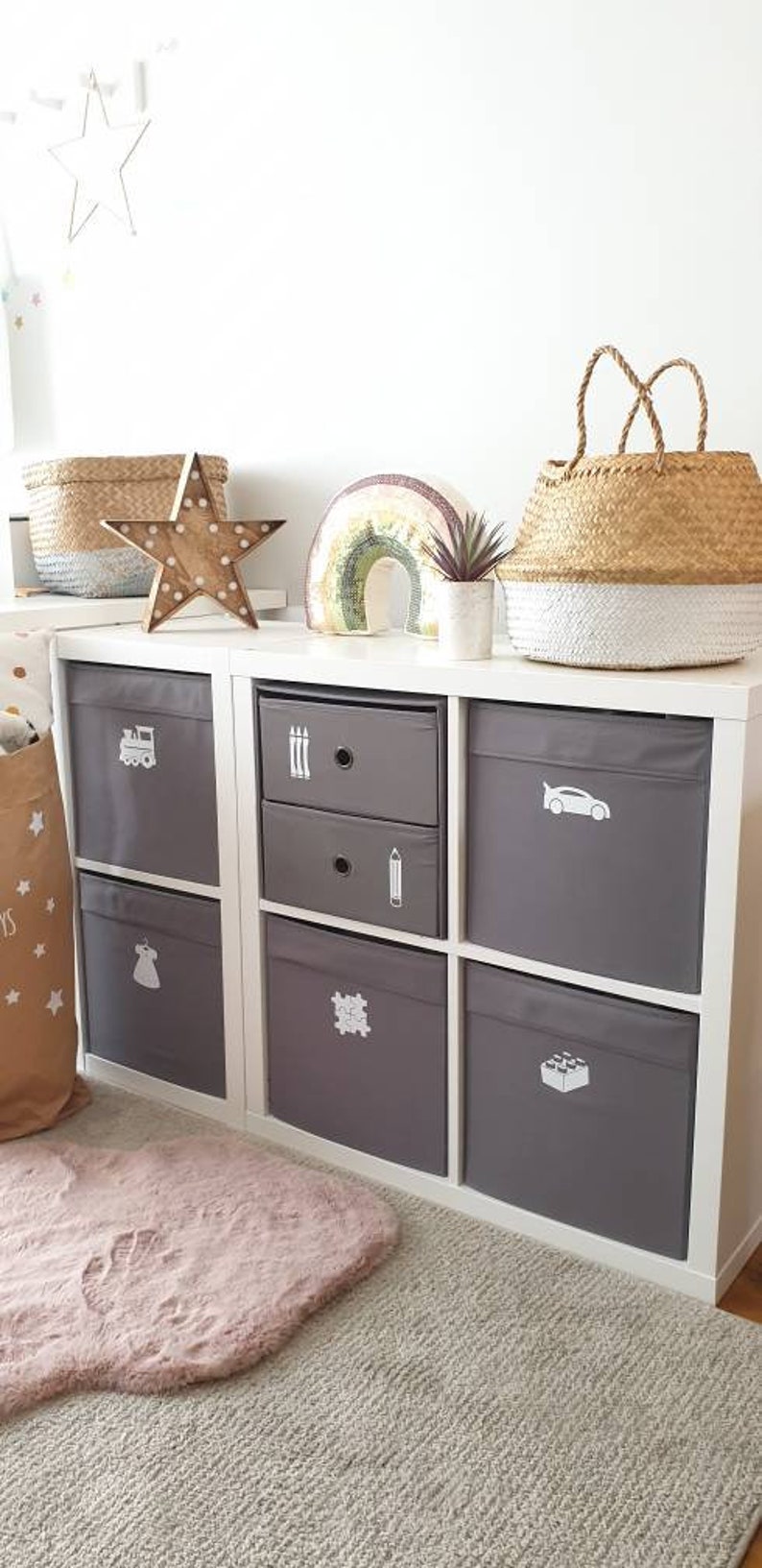 LABELS IKEA Kallax Drona Toy Storage Labels Playroom Toy Etsy