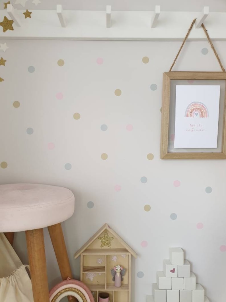 POLKA DOT Removable Wall Stickers Decals Spot Wall Etsy UK