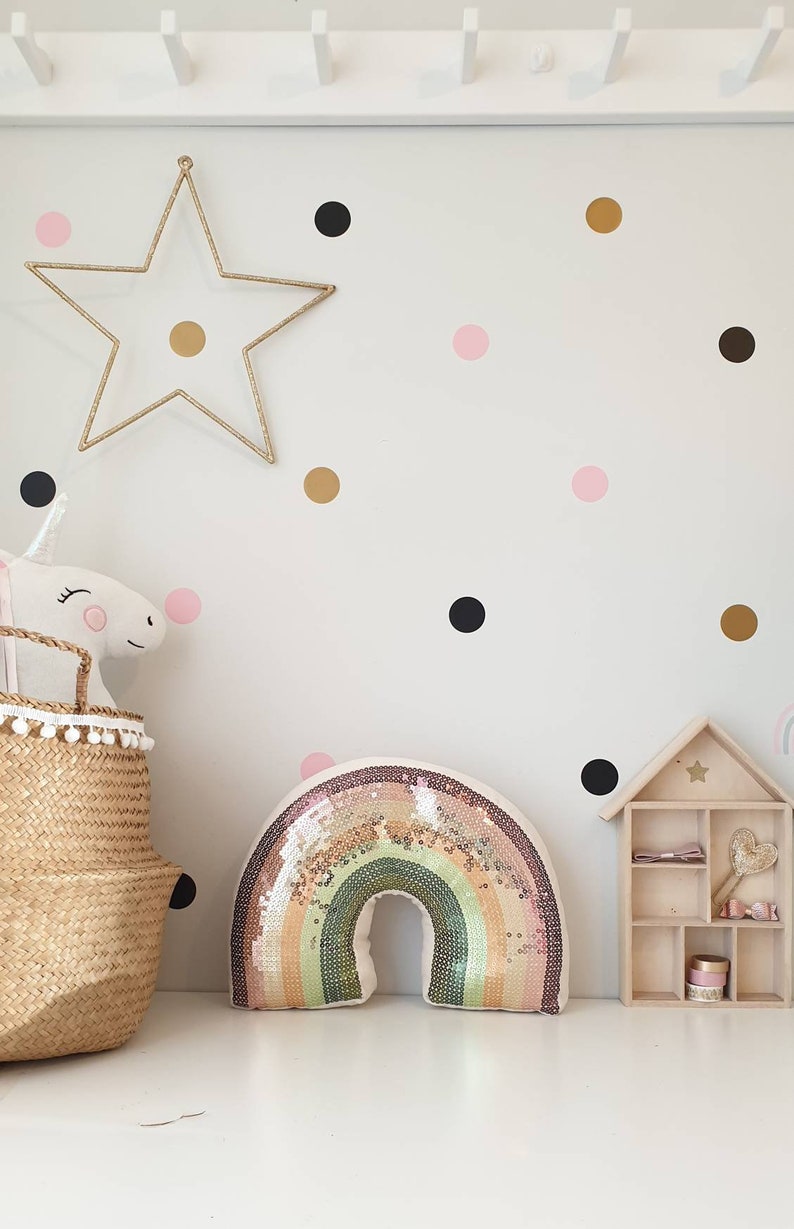 POLKA DOT Removable Wall Stickers Decals Spot Wall Etsy UK