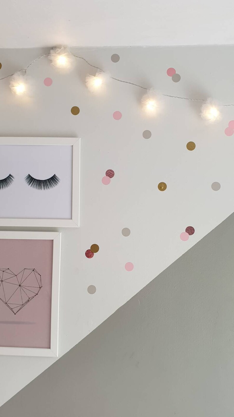 POLKA DOT Removable Wall Stickers Decals Spot Wall Etsy UK
