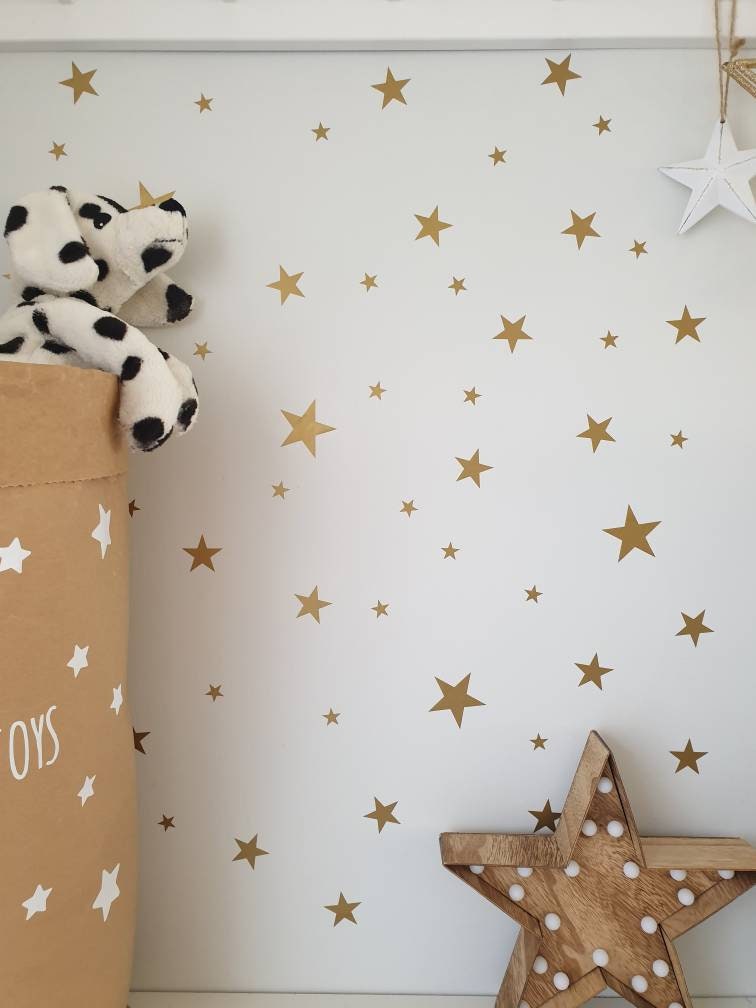 STAR Wall Stickers Removable Peel and Stick Wall Stickers Etsy