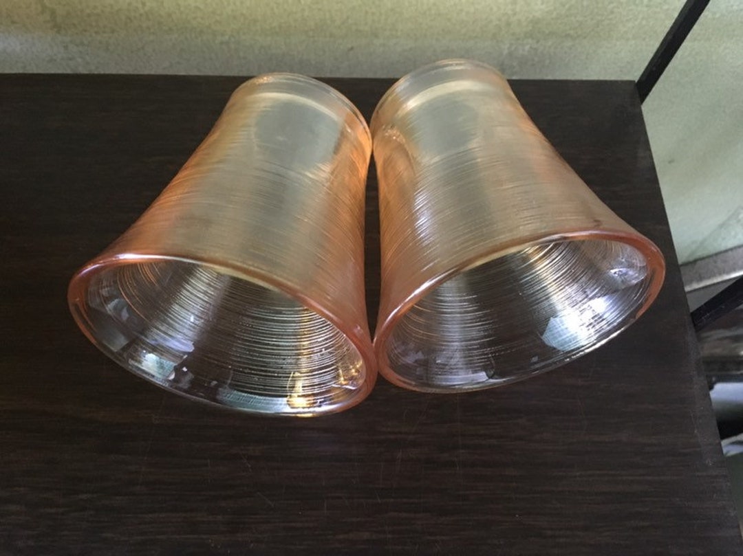 Amber Depression Glass Old English Threading by Indiana Glass Etsy