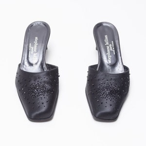 Chaussures STEPHANE KELIAN Vintage - Mocassins Cuir Daim Noir - Taille 38 - Excellent état