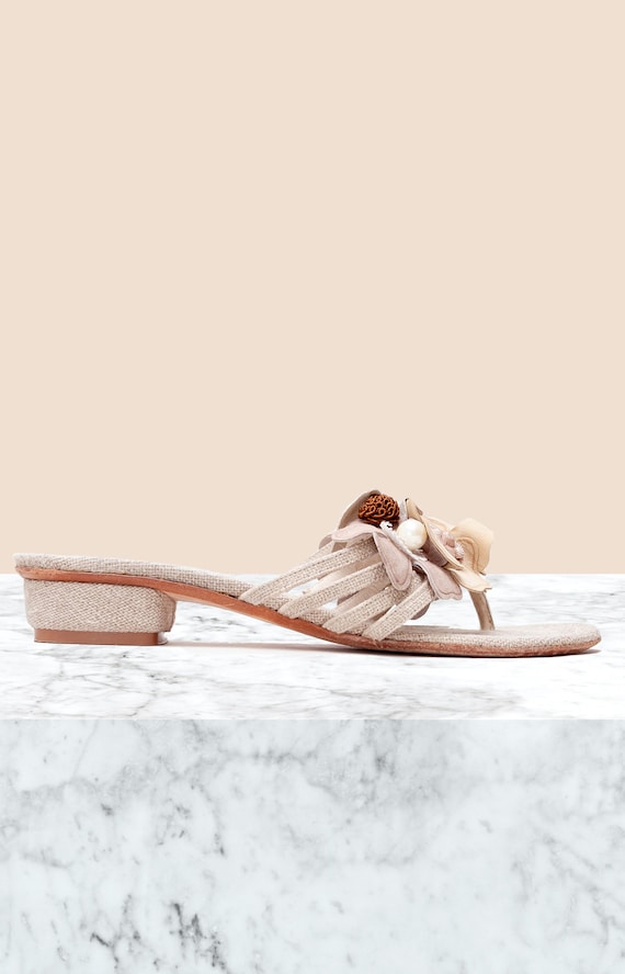 Ramon Tenza Vintage Thong Sandals • Size 7