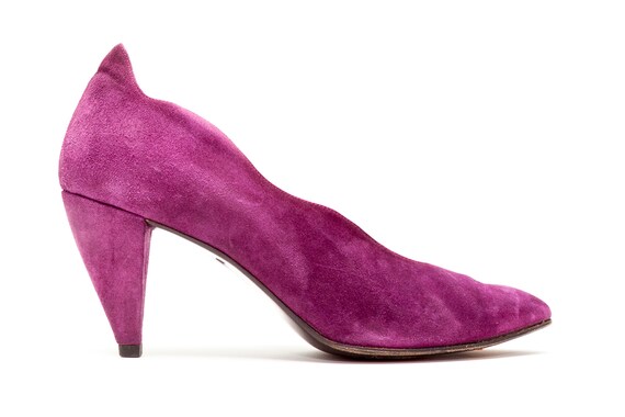 Maud Frizon Paris Vintage Suede Pumps • Size 38.5