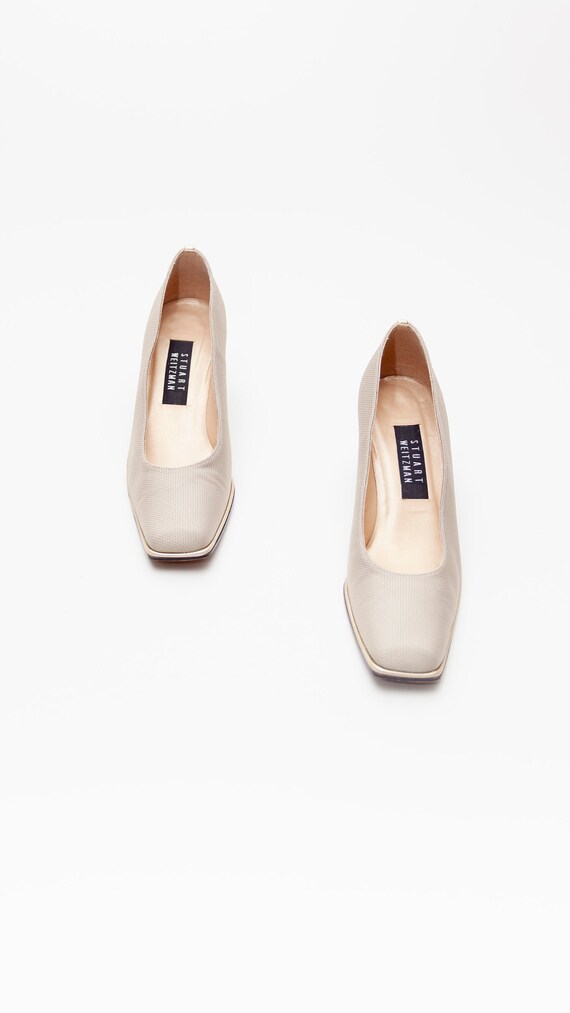Stuart Weitzman Vintage Square Toe Pumps - image 10