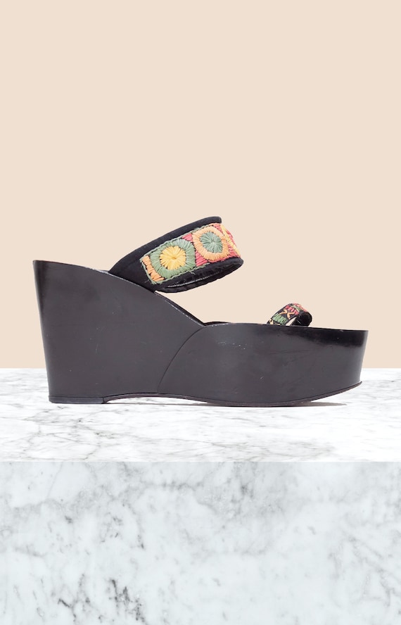 Robert Clergerie Vintage Platform Wedges • Size 7 - image 1