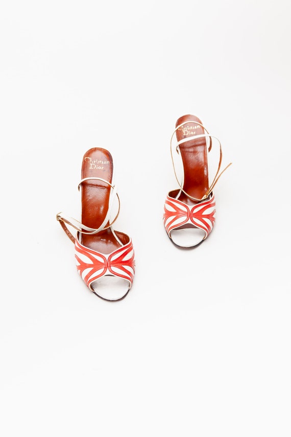 Christian Dior Vintage Leather Sandals - image 10