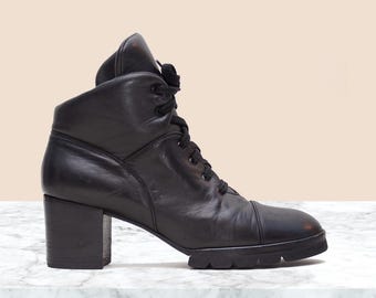 Walter Steiger Vintage Leather Boots • Size 9