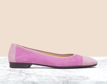Bruno Magli vintage suède ballerina's