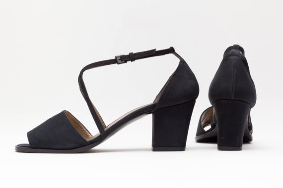 Yves Saint Laurent YSL Vintage Shoes • Black Strappy Mary Jane Sandals • Size 9.5 SAINT LAURENT BLACK JANE SANDAL HIGH HEELS ANKLE STRAP 38 7.5 8 sold out YSL | eBay