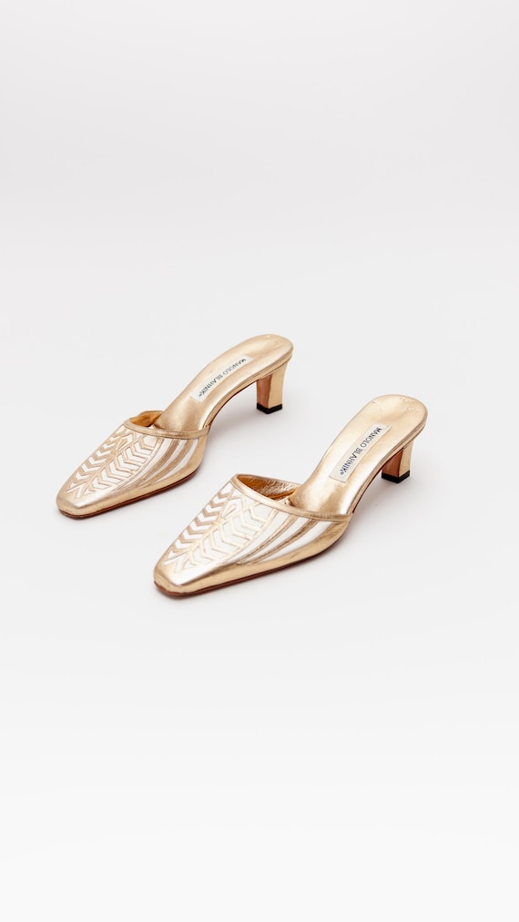 Manolo Blahnik Vintage Mules - image 8