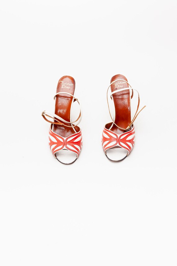 Christian Dior Vintage Leather Sandals - image 8