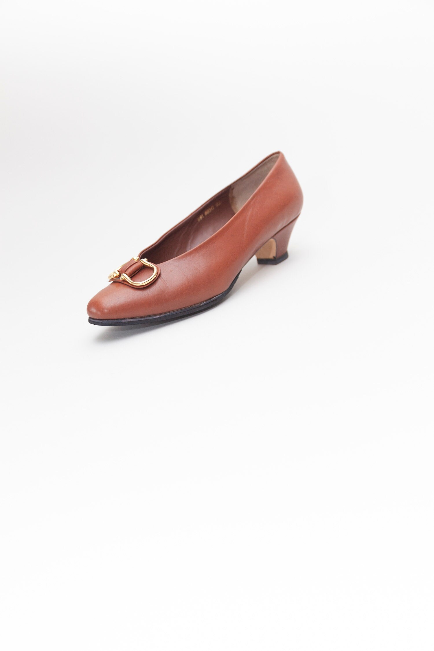 靴 Vintage celine shoes Celine Vintage Leather Heels • Size 5 - Etsy