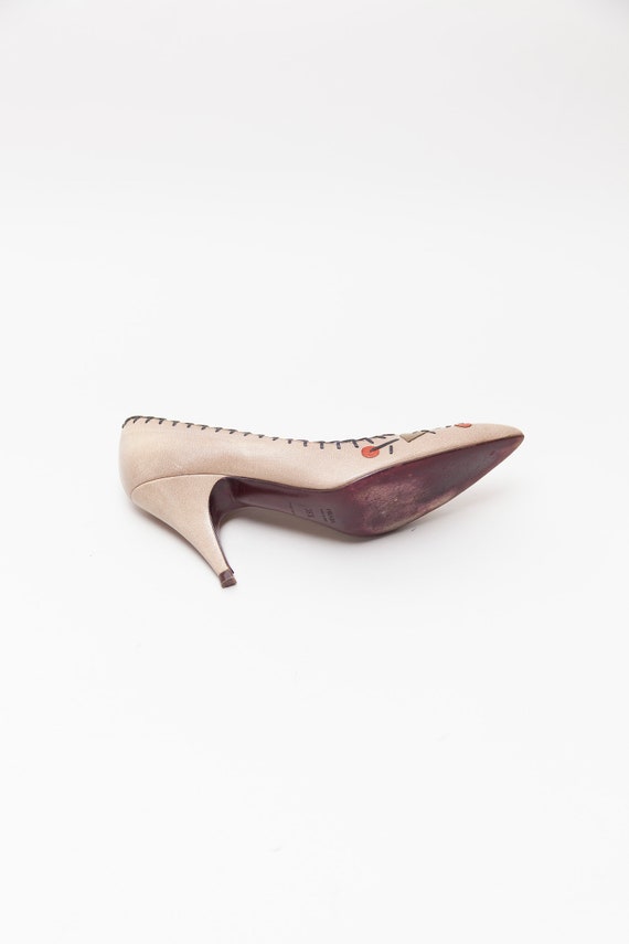 靴 PRADA Leather Heels 36 1/2 Prada Shoes, 90s High Heel, 90s Prada, Prada Pumps, Black