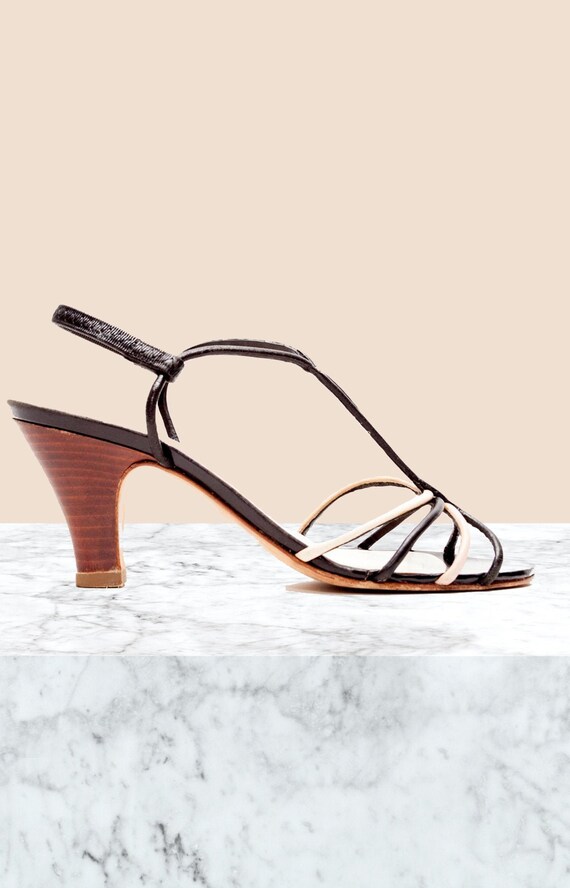 vintage strappy sandals