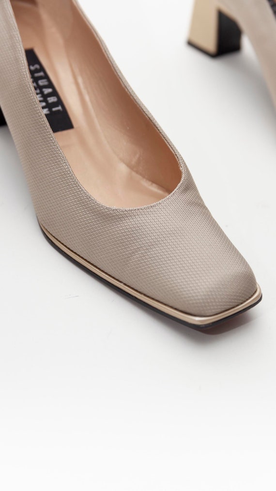 Stuart Weitzman Vintage Square Toe Pumps - image 2