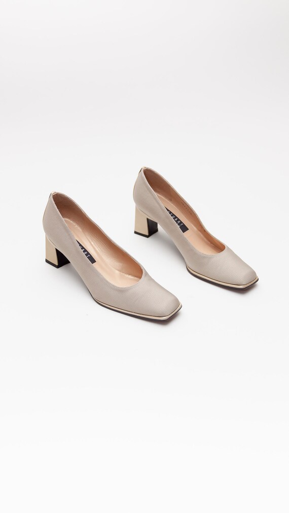 Stuart Weitzman Vintage Square Toe Pumps - image 9