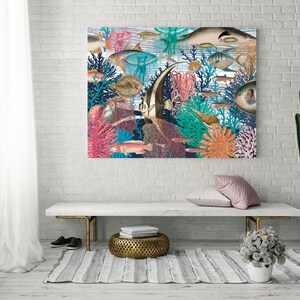 Ocean Life Print, Sea Life Wall Art, Fishes Decor, Printable Artwork ...