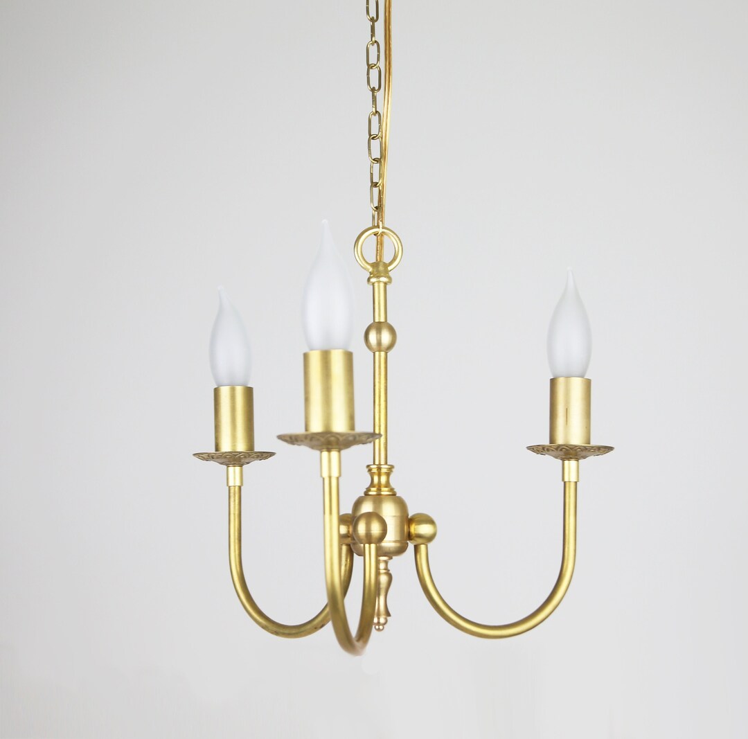 Brass Chandelier, Classic Chandelier, Brass Candelabra Chandelier Etsy