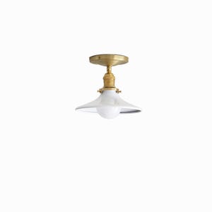 Industrial brass ceiling light , Brass  ceiling light, Flush mount light, UL Listed, No.0691