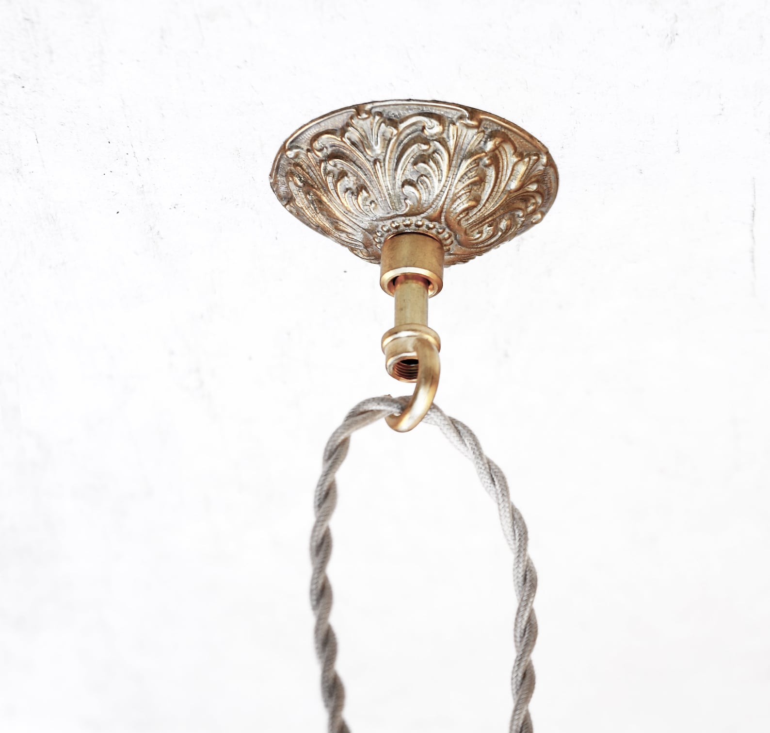 Brass Pendant Lighting Hook Casting Brass Ceiling Lamp Hooks Etsy