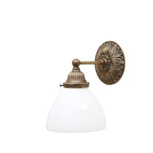 Casting Brass Wall Sconce Light-Aged Brass Wall Sconce Light-Classic Casting Brass Light, UL Listed, No.0731