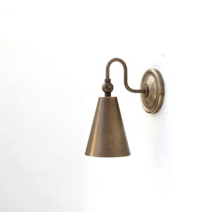 Brass Wall Sconce Light, Wall sconce light, Bathroom vanity light, UL listed