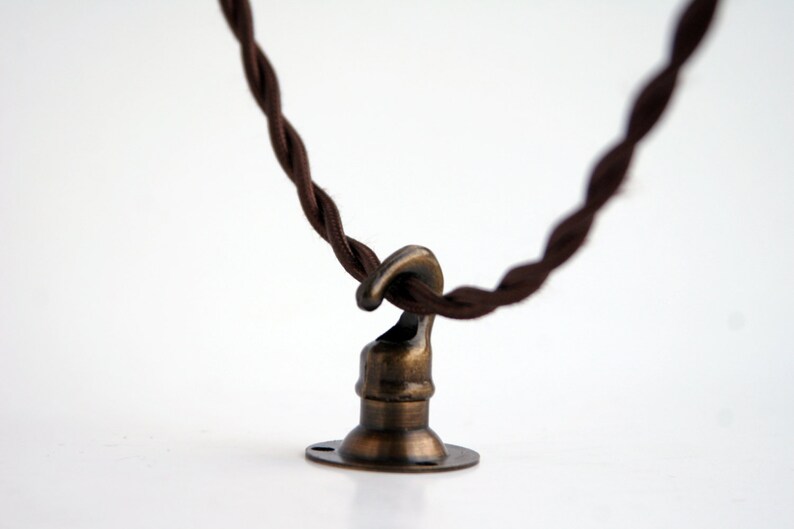 Brass Pendant Lighting Hook Industrial Style Ceiling Lamp Etsy