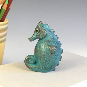 Seahorse Gift- Seahorse Collectible- Seahorse Sculpture- Seahorse Bronze- Sea Animal Figurine- Sea Animals Sculpture- Bronze Sea Animals