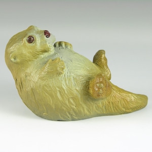 Otter Gift- Sea life Sculpture- Sea Animal Figurine- Bronze Sea Animals- Bronze Figurine- Sculpture Art Bronze- Small Bronze Sculpture