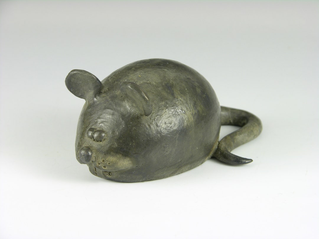 Bronze Sculpture, Mouse Sculpture, Mouse Figurine, Mouse Gift, Bronze ...
