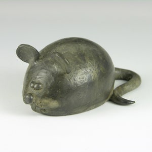 Bronze sculpture, Mouse sculpture, Mouse Figurine,  Mouse Gift, Bronze Animal Art, Small Bronze Sculpture, Paper weight