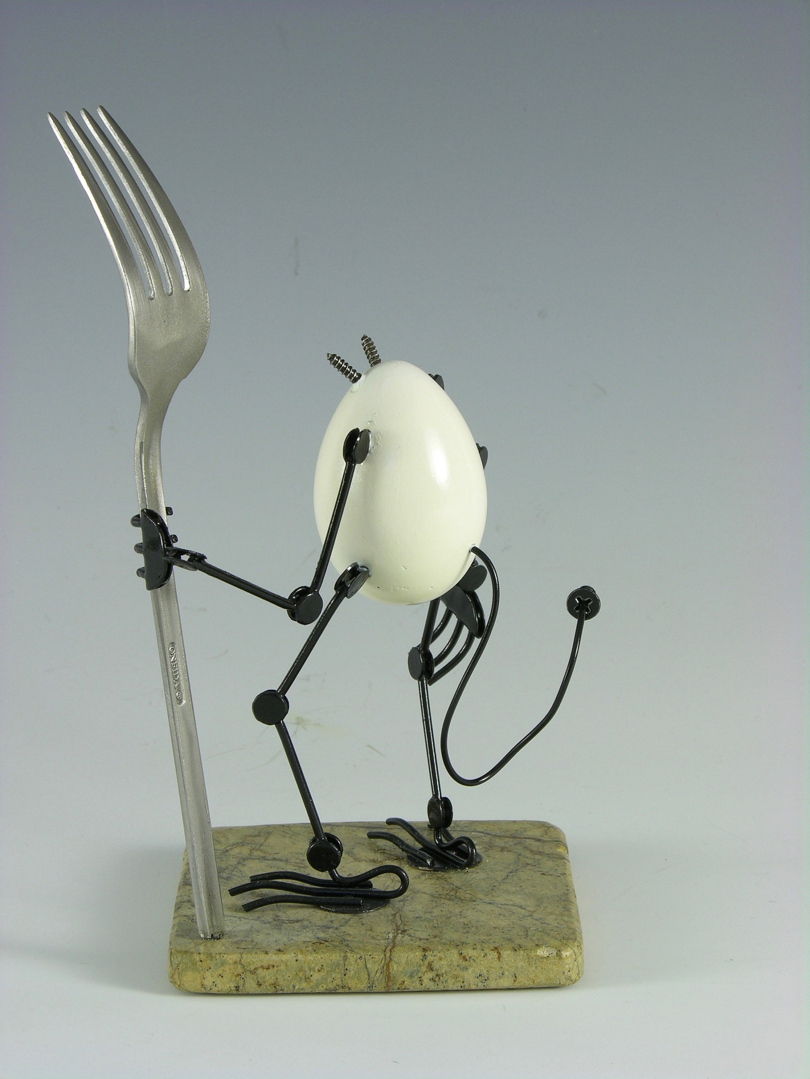 Egg Art small Sculpture One of Kind Sculpture Modern Sculpture Original