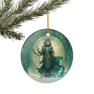 Nussknacker Ballett Ratte Maus König 3 &quot;Matt Finish Keramik Ornament Weihnachten Urlaub Dekoration Geschenk 2025 Andenken Winter Wunderland Dekor