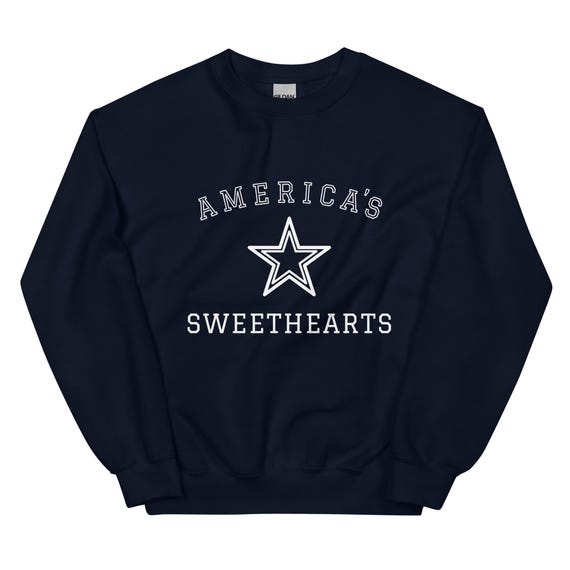 America's Sweethearts Star Crewneck: Dallas Fan Sweatshirt - Etsy