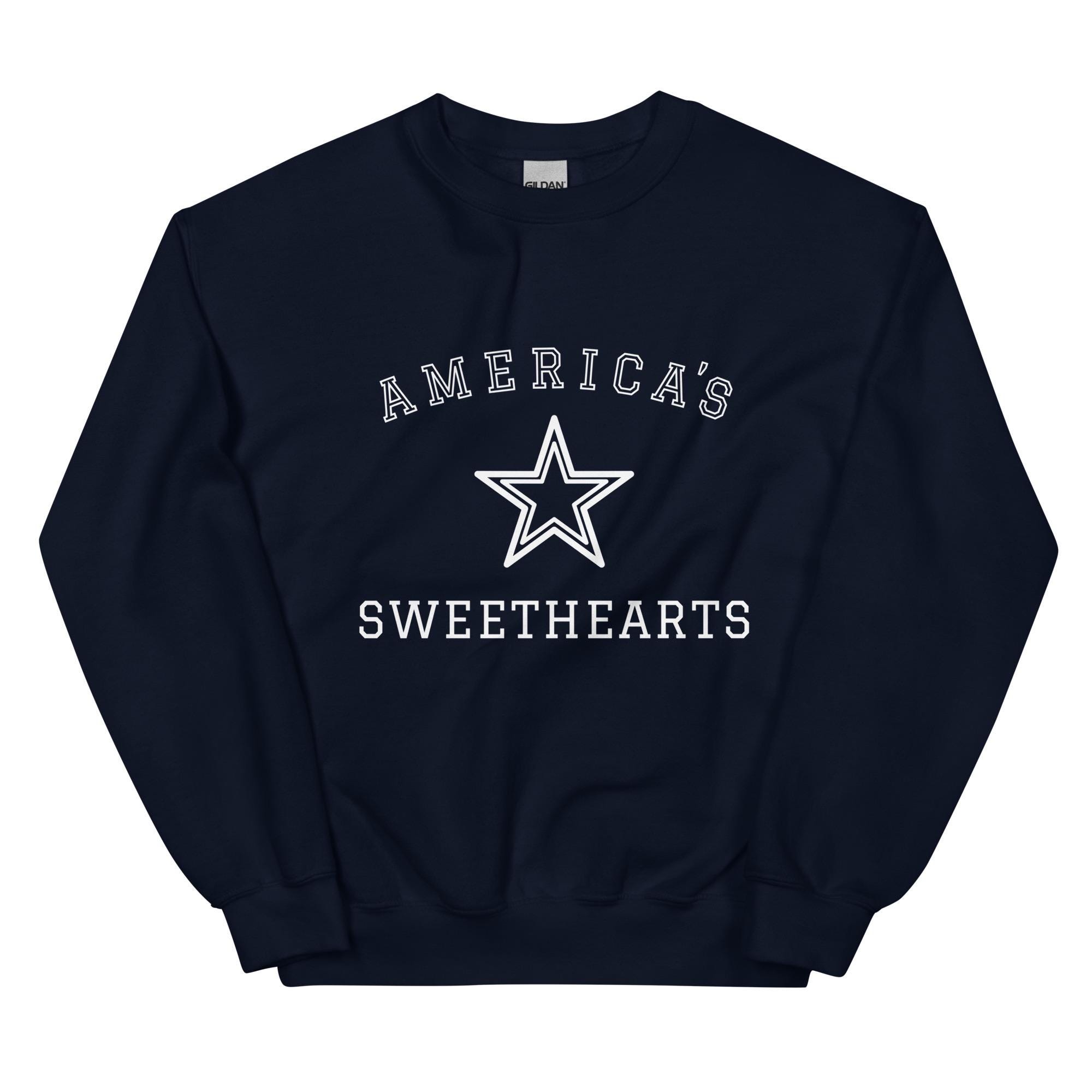 America's Sweethearts Star Crewneck: Dallas Fan Sweatshirt - Etsy
