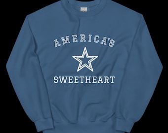 America's Sweetheart Star Crewneck Sweatshirt | DCC Fan Apparel