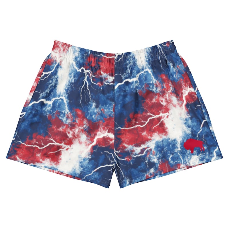 Blue Tie Dye Women's Shorts