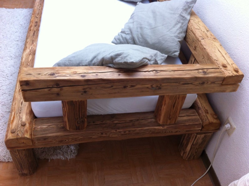 Canapé-lit en bois de récupération Canapé en bois de récupération 115 x 222 cm Canapé unique de luxe image 3