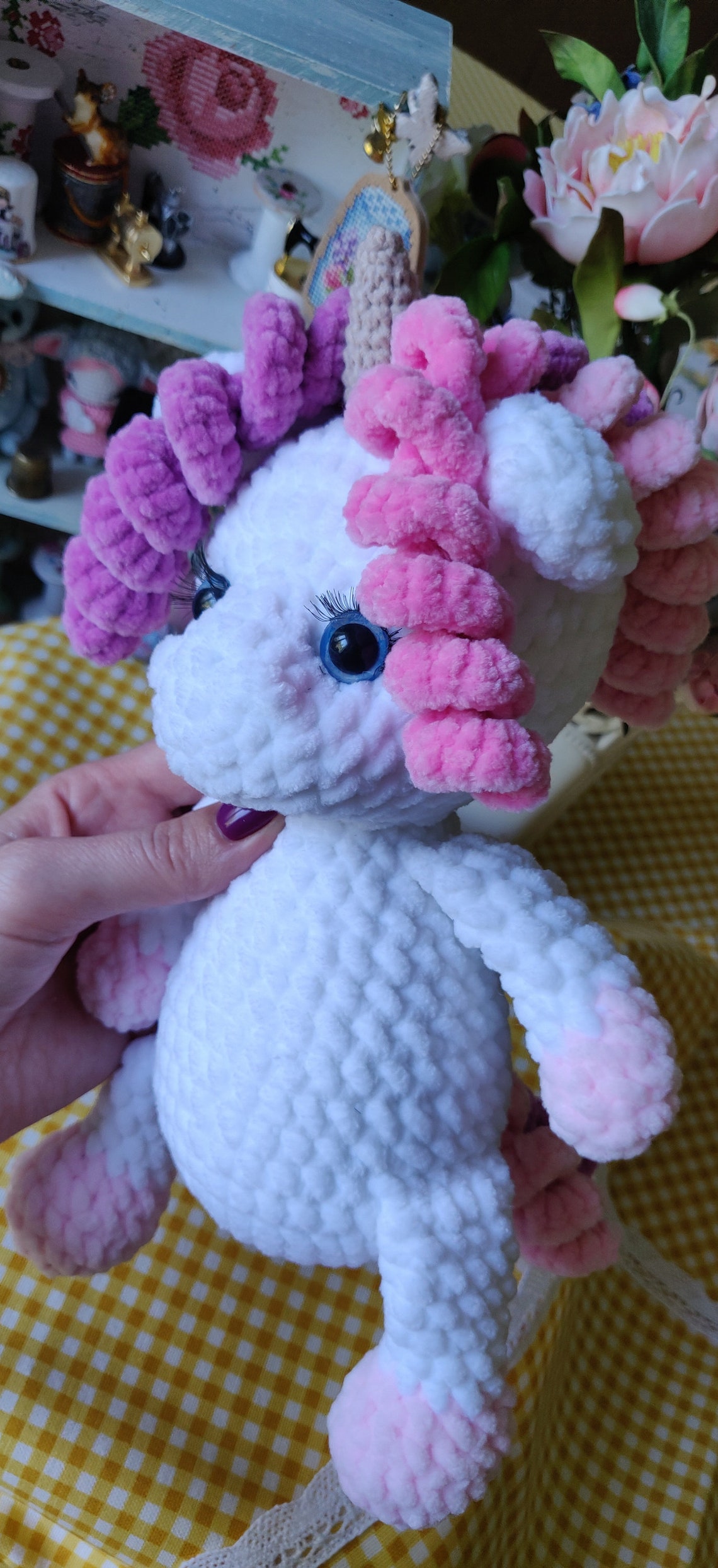 Unicorn plush toy Magical soft unicorn toy Unicorn gift for Etsy
