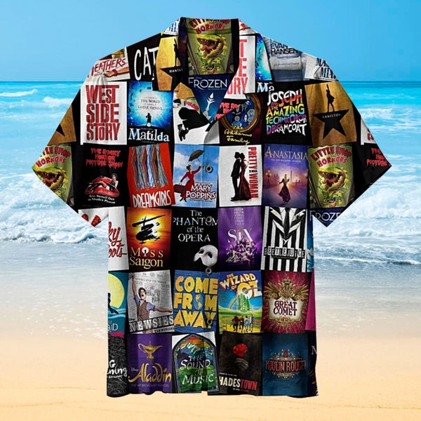 Broad way Musical Theater Unisex Hawaiian Shirt,