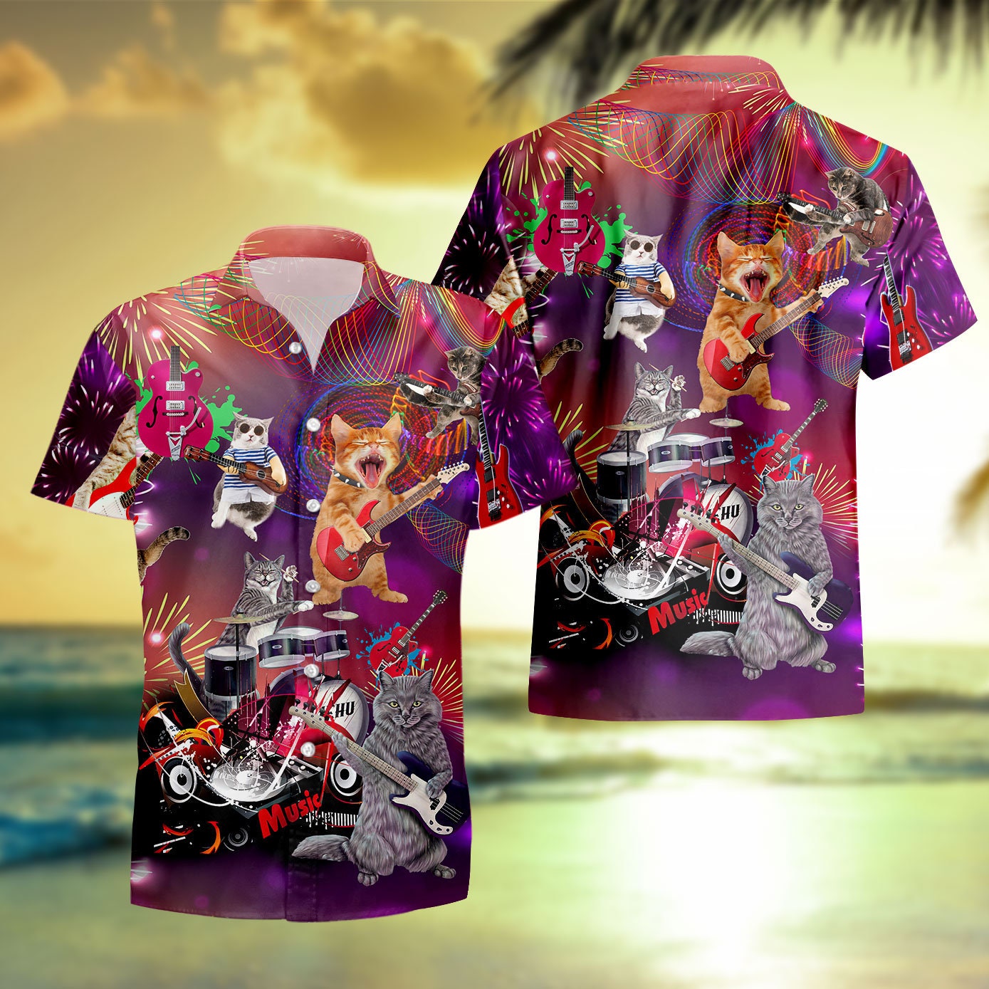 WYUTX Hawaiiian Christmas Vacation Shirt for Mens Qatar